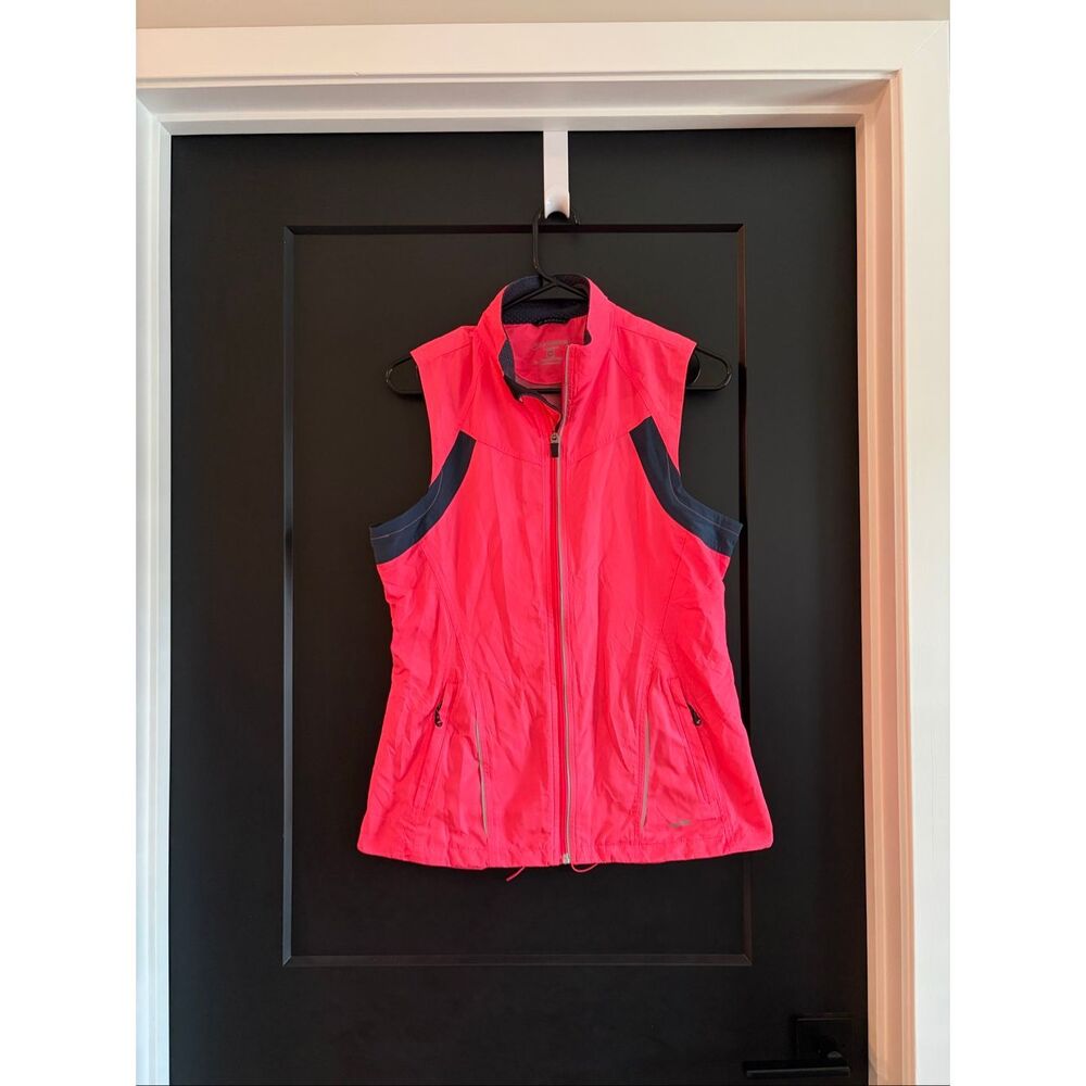Brooks Running Neon Pink Activewear Vest Shelter Technology Size M